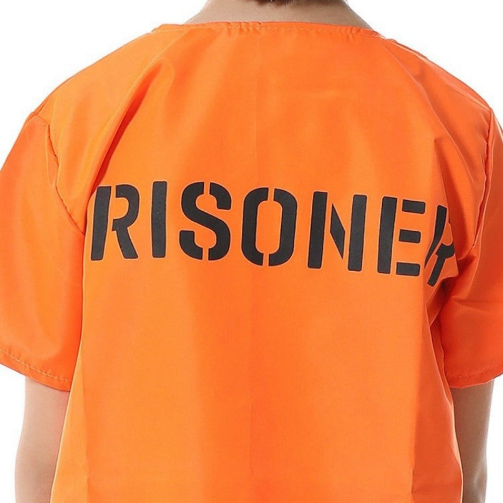 Inmate Prison Cosplay Costume Set 