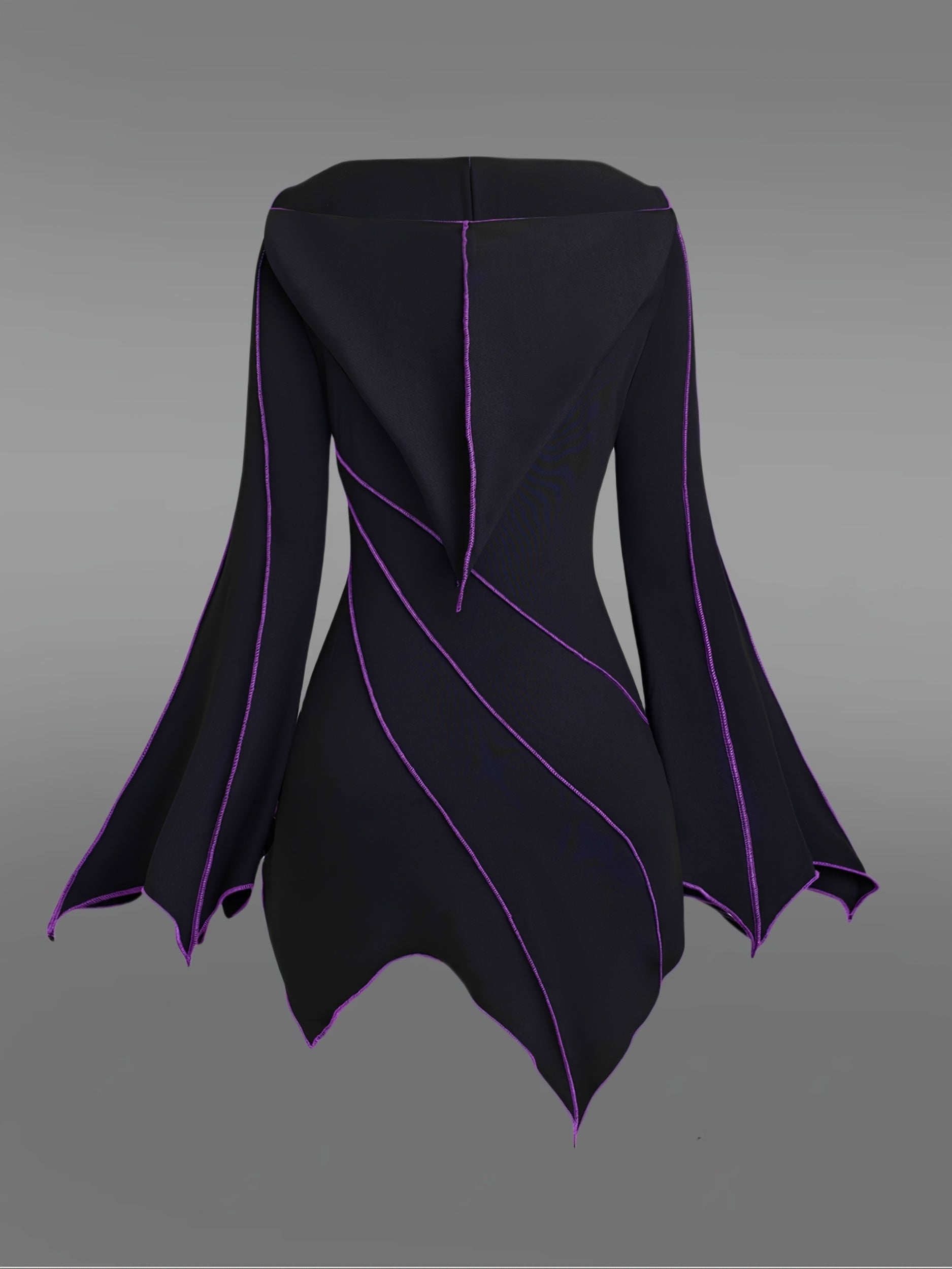 Mystic Enchantress Hooded Dress