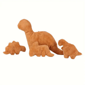 4in1 Dinosaur Chicken Nugget Family Set Plush Stuffed Animal 40cm-18cm