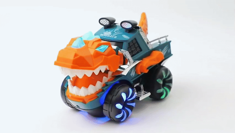 Dinosaur T-Rex Chomp Stunt Car Truck
