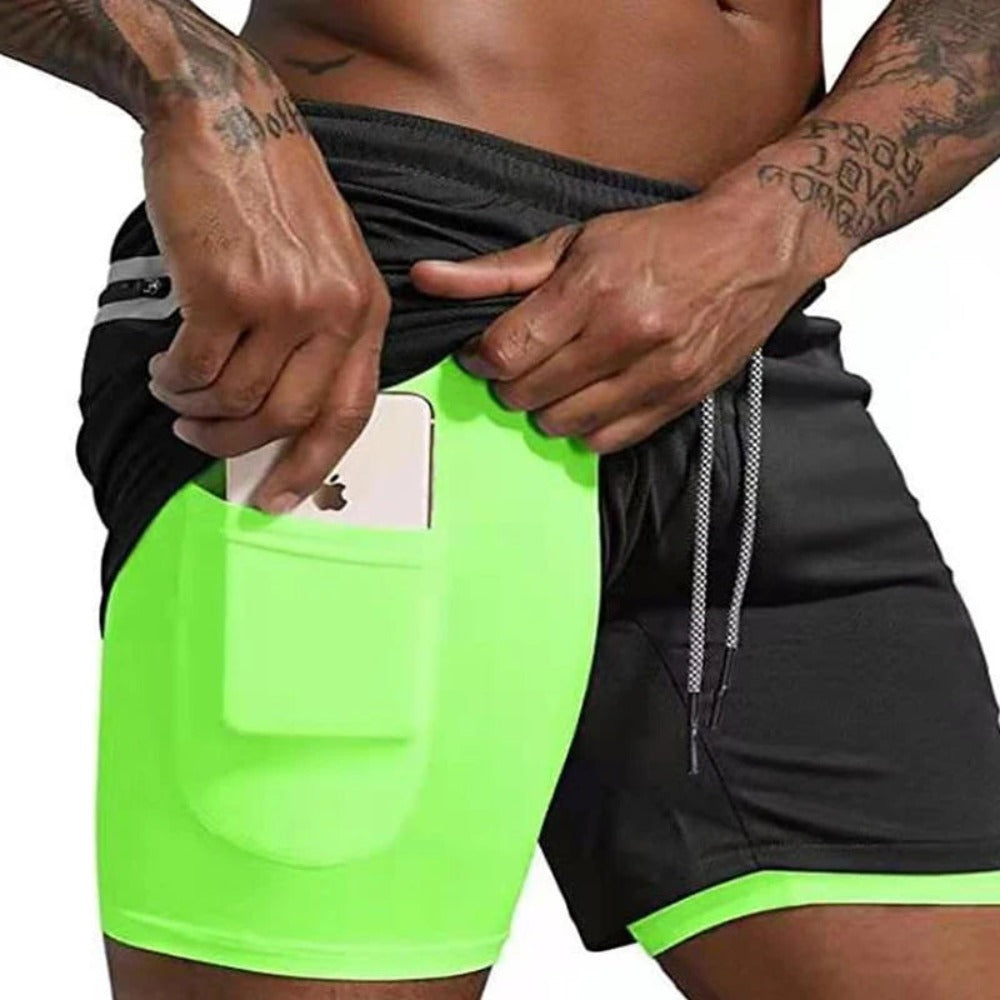 2-in-1 Dual Layer Sportswear Shorts (2 Colors) S-3XL