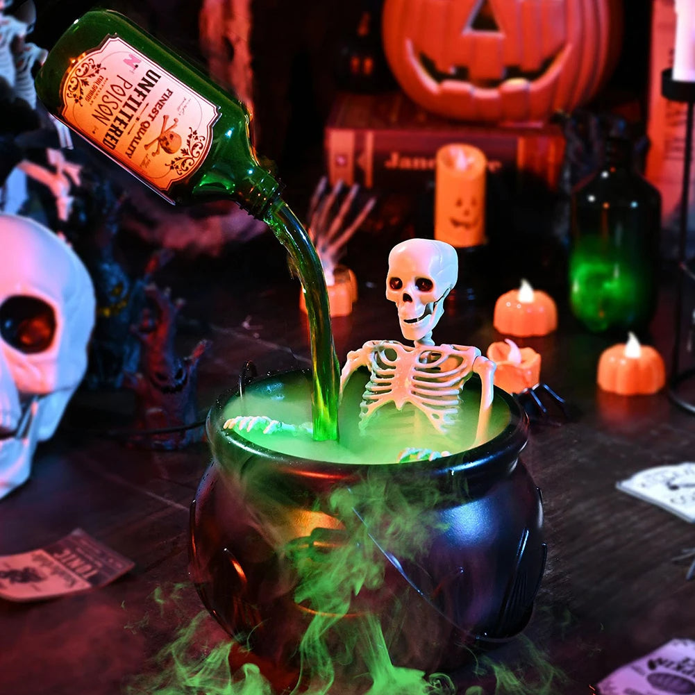 Floating Potion Bottle Brew Fog LED Cauldron (2 Options)
