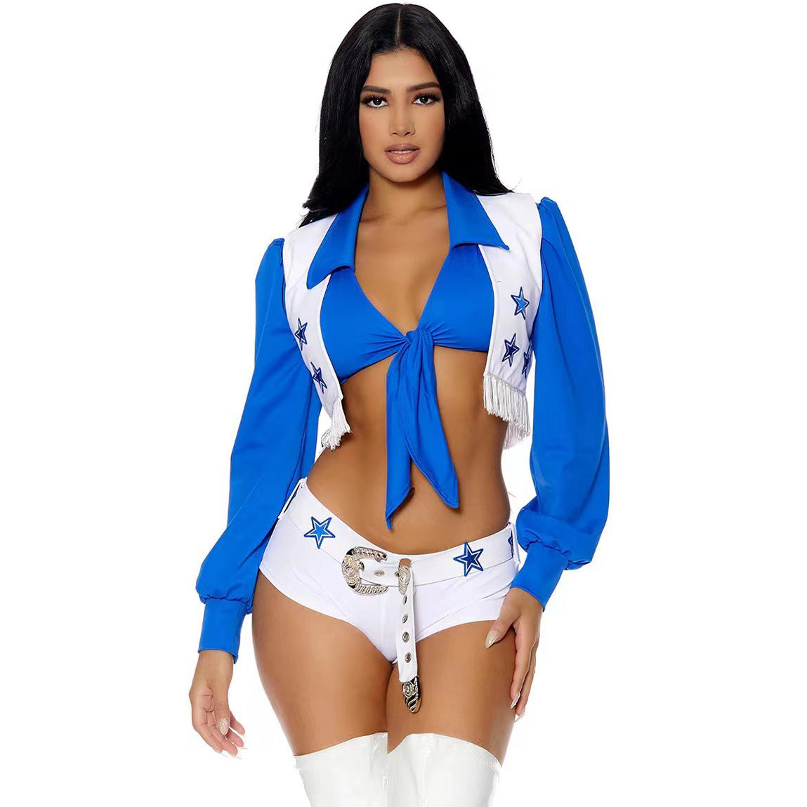 Cheerleader Cosplay Costume Set (Size M-4XL)