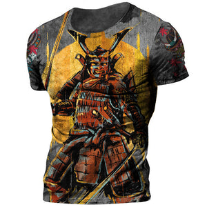 Samurai O-Neck T Shirt (25 Design) M-3XL