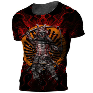 Samurai O-Neck T Shirt (25 Design) M-3XL