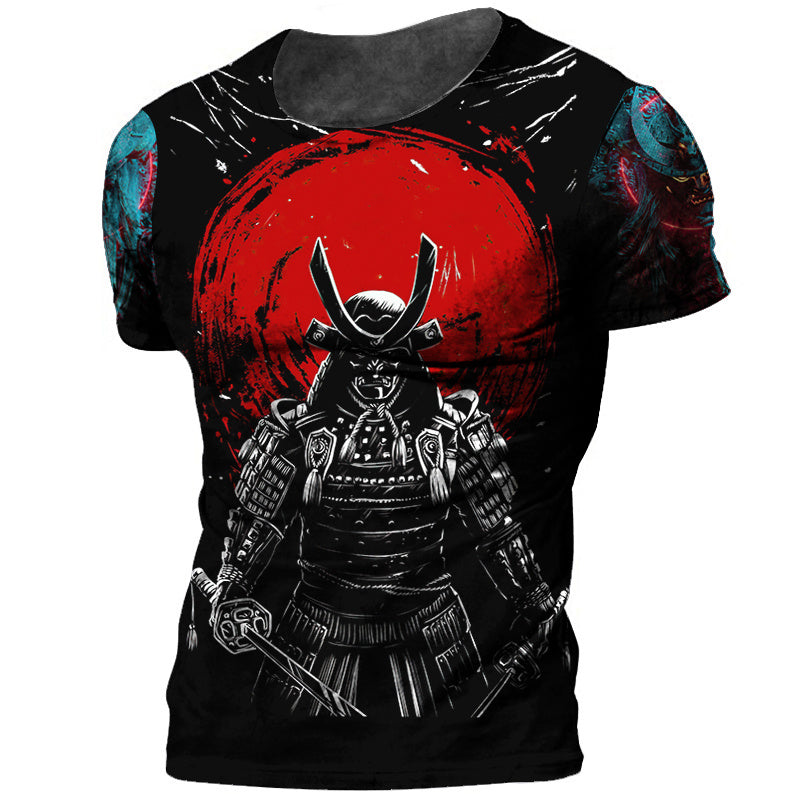 Samurai O-Neck T Shirt (25 Design) M-3XL