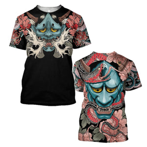 Samurai O-Neck T Shirt (25 Design) M-3XL