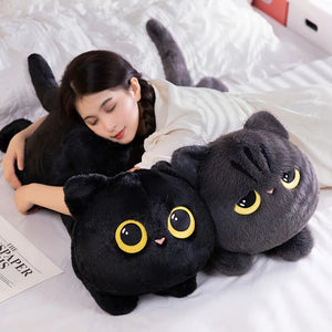 Kawaii Black Cat Plush Pillow (2 Options) 50CM-90CM