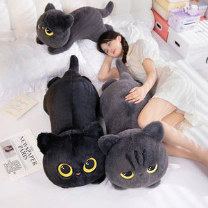 Kawaii Black Cat Plush Pillow (2 Options) 50CM-90CM
