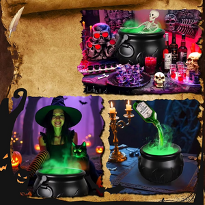 Floating Potion Bottle Brew Fog LED Cauldron (2 Options)