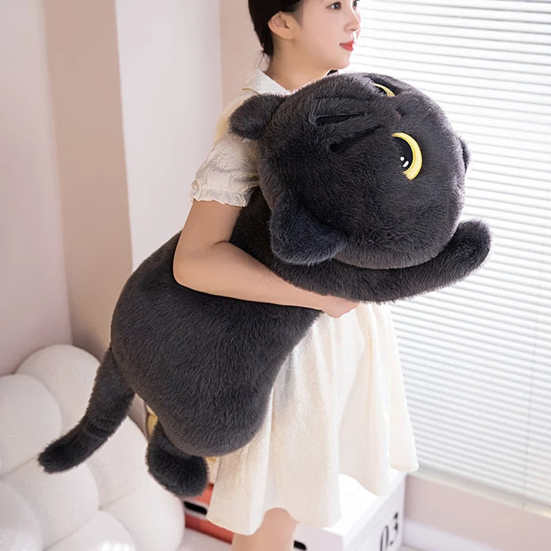 Kawaii Black Cat Plush Pillow (2 Options) 50CM-90CM