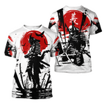 Samurai O-Neck T Shirt (25 Design) M-3XL