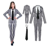 Pin Stripe Suit Costume Set (Size S-3XL)