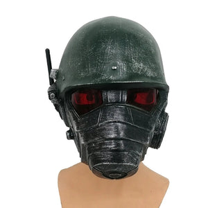 Military Helmet Costume Mask