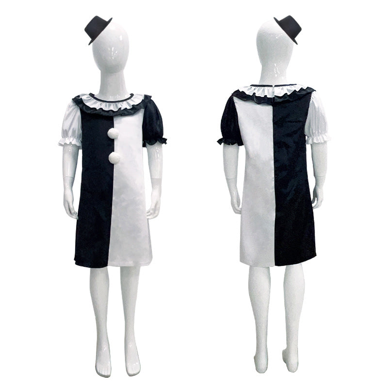 Children's Clown Costume Mime