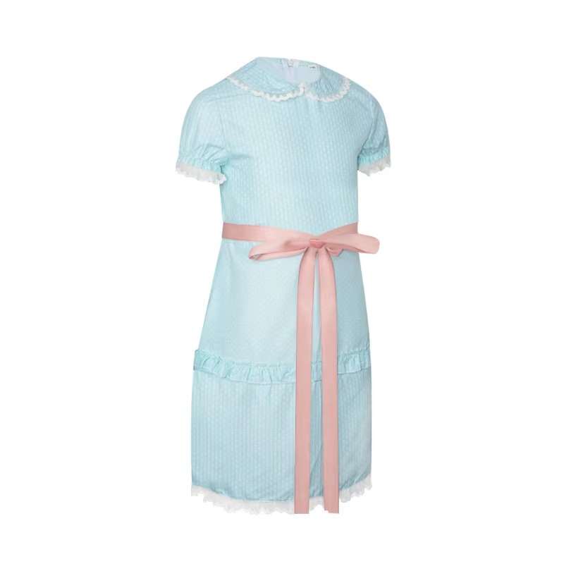 Twin Sisters Cosplay Costume | Blue Dress (XS-3XL) Children - Adult Sizes