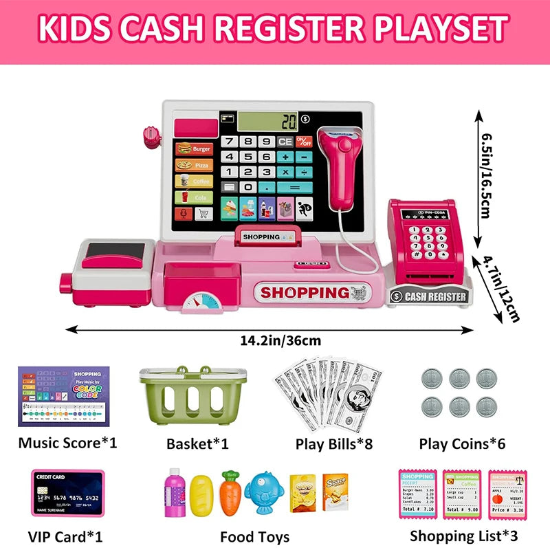 Cash Register Toy Set (2 Colors)