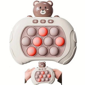 Bear Pocket Bubble Pop Game with Music Light