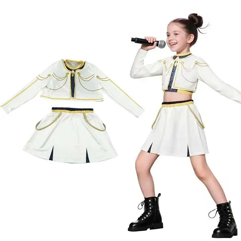 Starlight Performer Cosplay Costume Set (3 Options) Children's Size Optional Wig