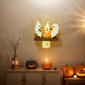 Ghostly Campfire Night Light