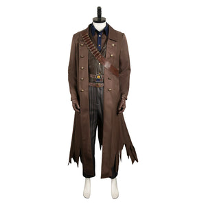 Zombie Cowboy Gunslinger Costume Set 9PCS (Size S-2XL)