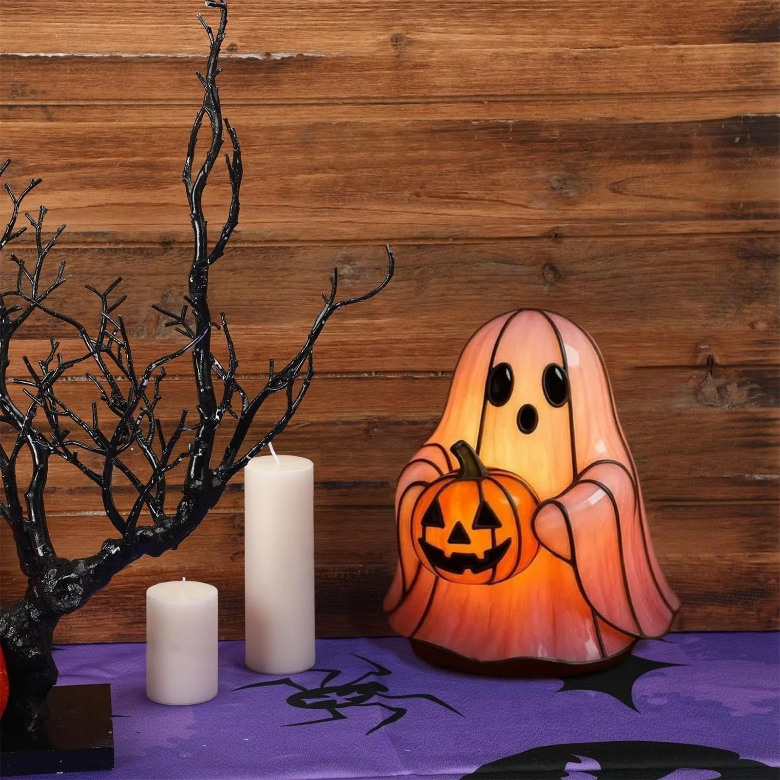 Ghost Stained Glass Style Lamp (3 Options)