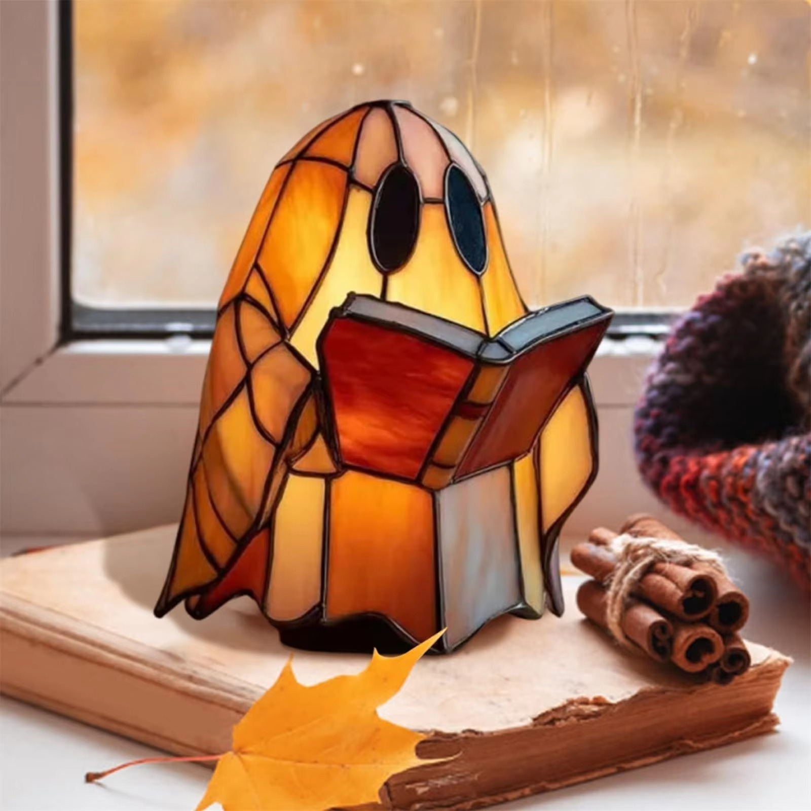 Ghost Stained Glass Style Lamp (3 Options)