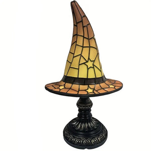 Stained Glass Style Witch Hat Lamp (3 Options)