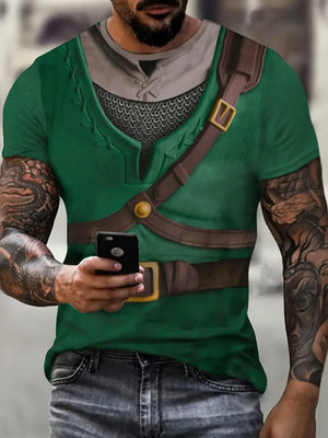 Medieval 3D Print Elf Shirt (Size S-2XL)