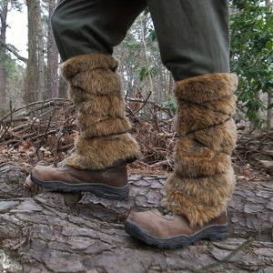 Medieval Viking Fur Leg Warmers