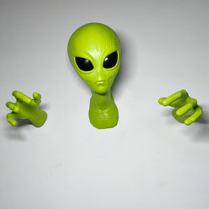 Green Alien Wall Burster Head Wall Mount