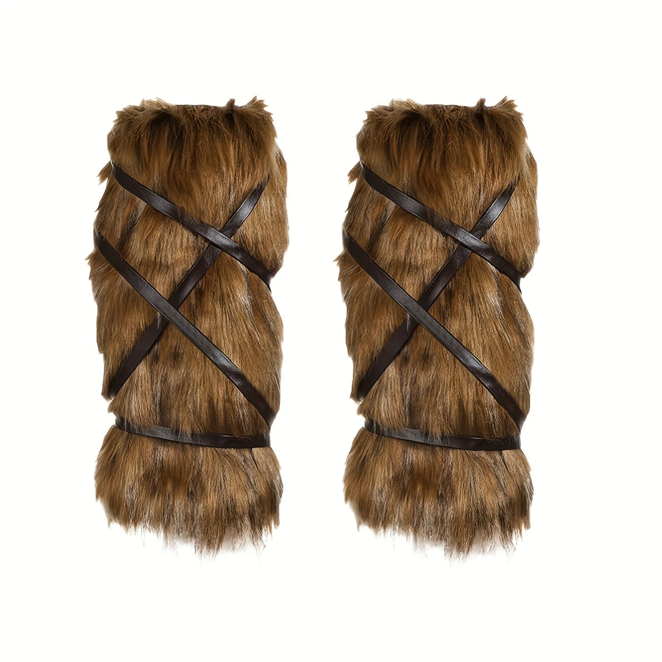 Medieval Viking Fur Leg Warmers