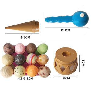 Ice Cream Scoop Stack Up Toy Set