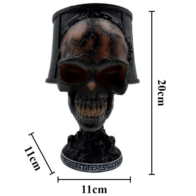 Inferno Skull Lamp USB Powered