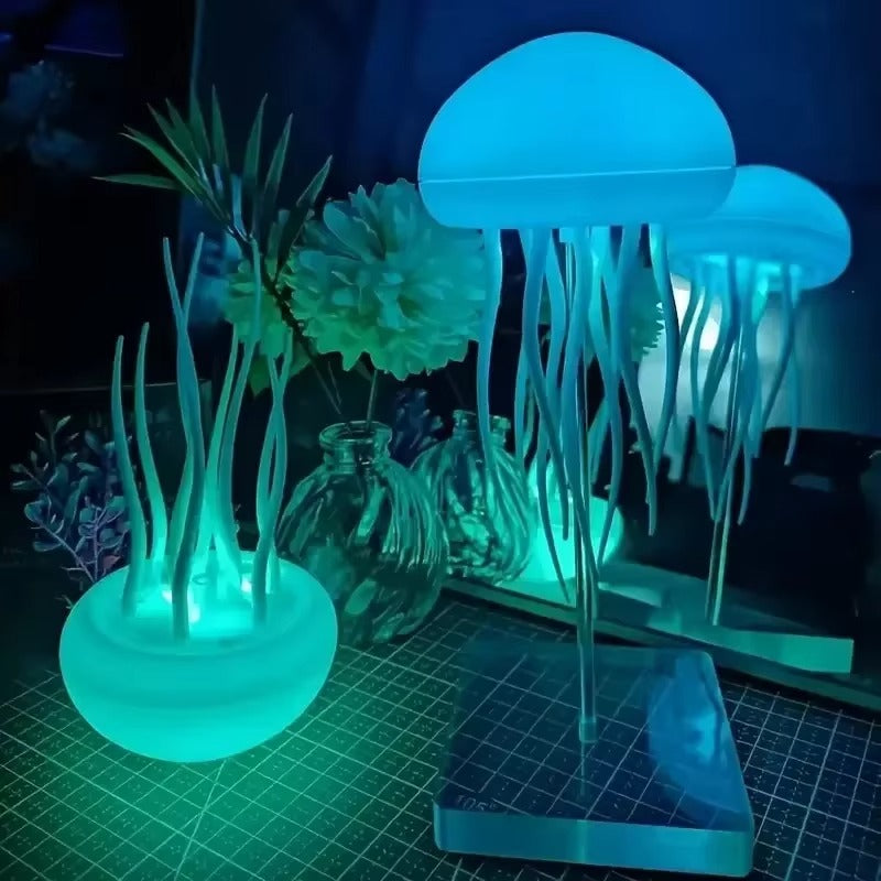 LED Dancing Jellyfish RGB Mood Night Light Lamp