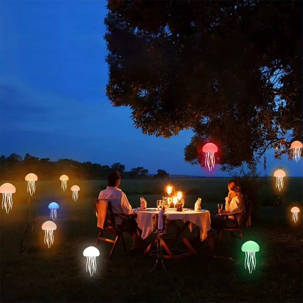 LED Dancing Jellyfish RGB Mood Night Light Lamp