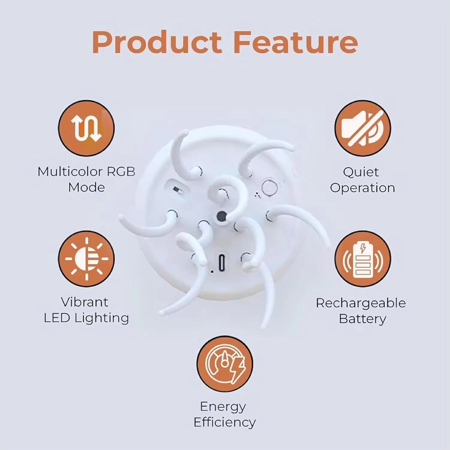 LED Dancing Jellyfish RGB Mood Night Light Lamp