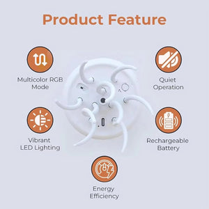 LED Dancing Jellyfish RGB Mood Night Light Lamp