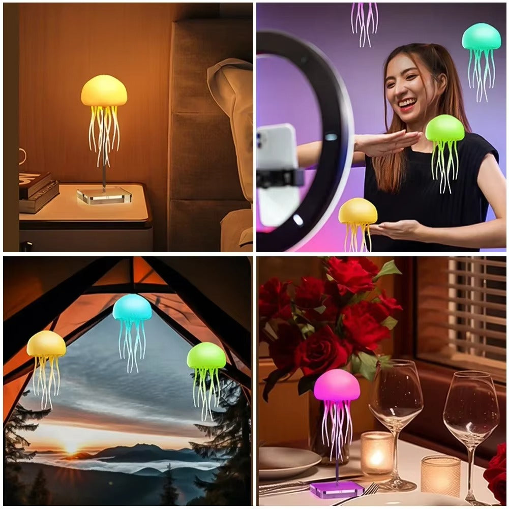 LED Dancing Jellyfish RGB Mood Night Light Lamp