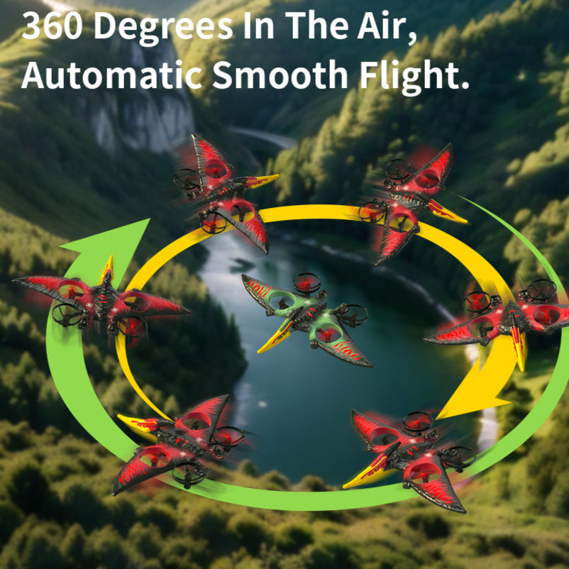 Flying Dragon Dinosaur RC Stunt UFO Drone (2 Colors)