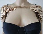 Dragon Scale Shoulder Chains (One Shoulder or Two) Silver or Gold