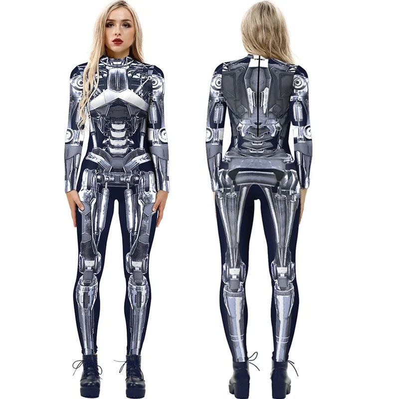 3D Sci-Fi Cyberpunk Bodysuit Costume (20 Styles) S-XL