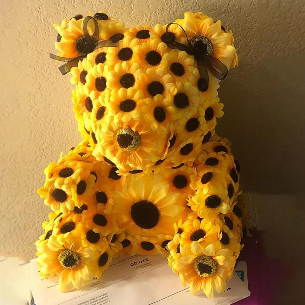 Artificial Sunflower Bear (2 Sizes)
