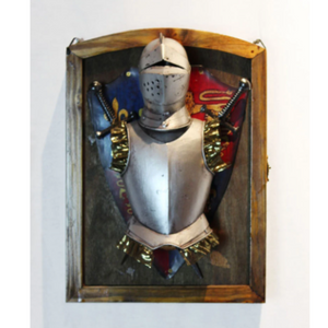 Knight Armor Wall Mounted Key Box Cabinet