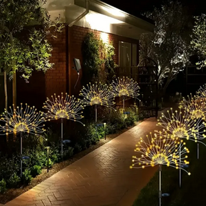 Firework Solar Garden Light Lamp (3 Colors)