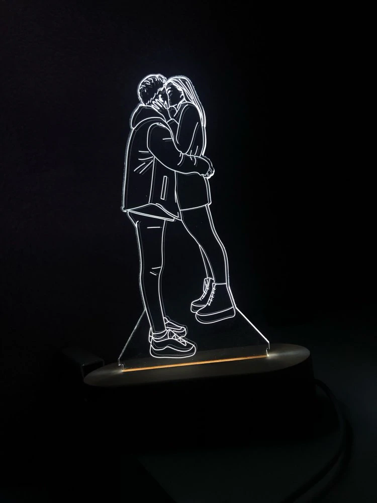 Personalized Custom 3D Lamp (Family, Pets, Baby, Wedding, Couples & More)