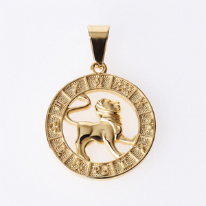 Astrology Zodiac Necklace Pendant Horoscope Constellations (12 Designs) Gold