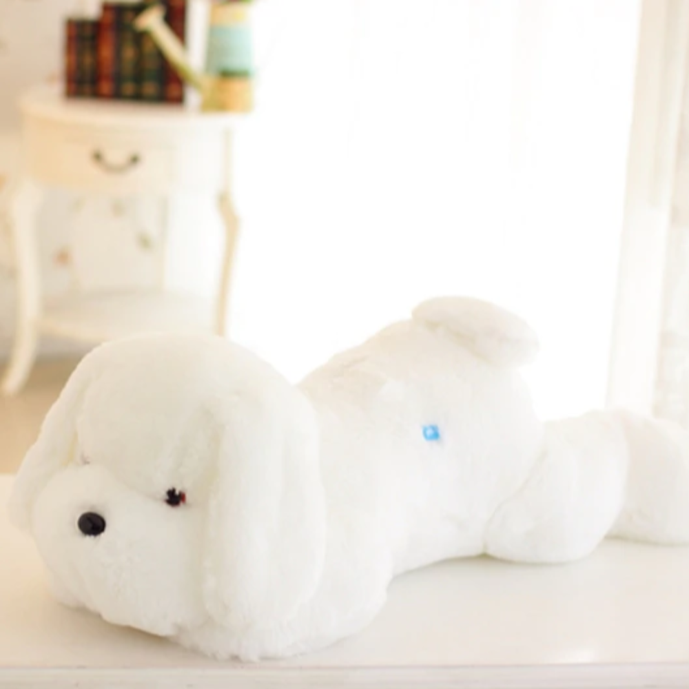Puppy Dog LED Light Up Plush 3D Stuffed Pillow (3 Colors)