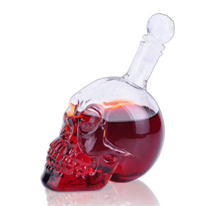 Skull Bottle Whisky Decanter 3D Shot Glasses (2 Styles & 5 Sizes)