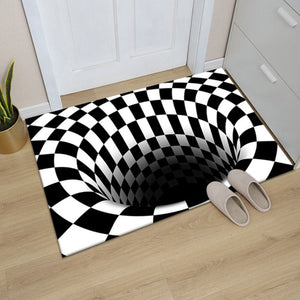 3D Vortex Portal Carpet Optical Illusion (5 Sizes)